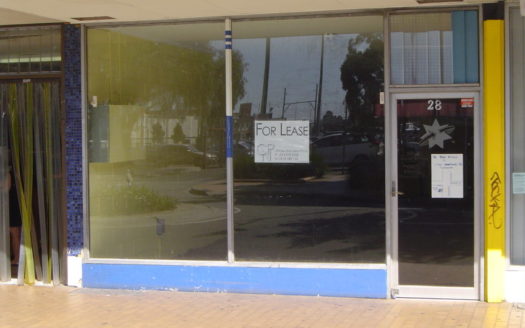 Leased retail shop at 28 City Place, Sunshine